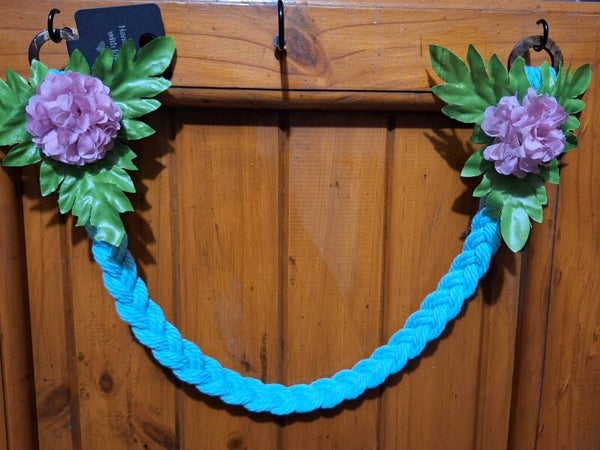 ~Mint Green - pink flowers~