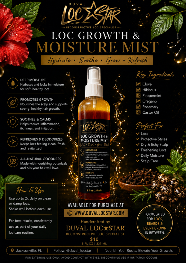 Loc Growth & Moisture Mist 8 oz.