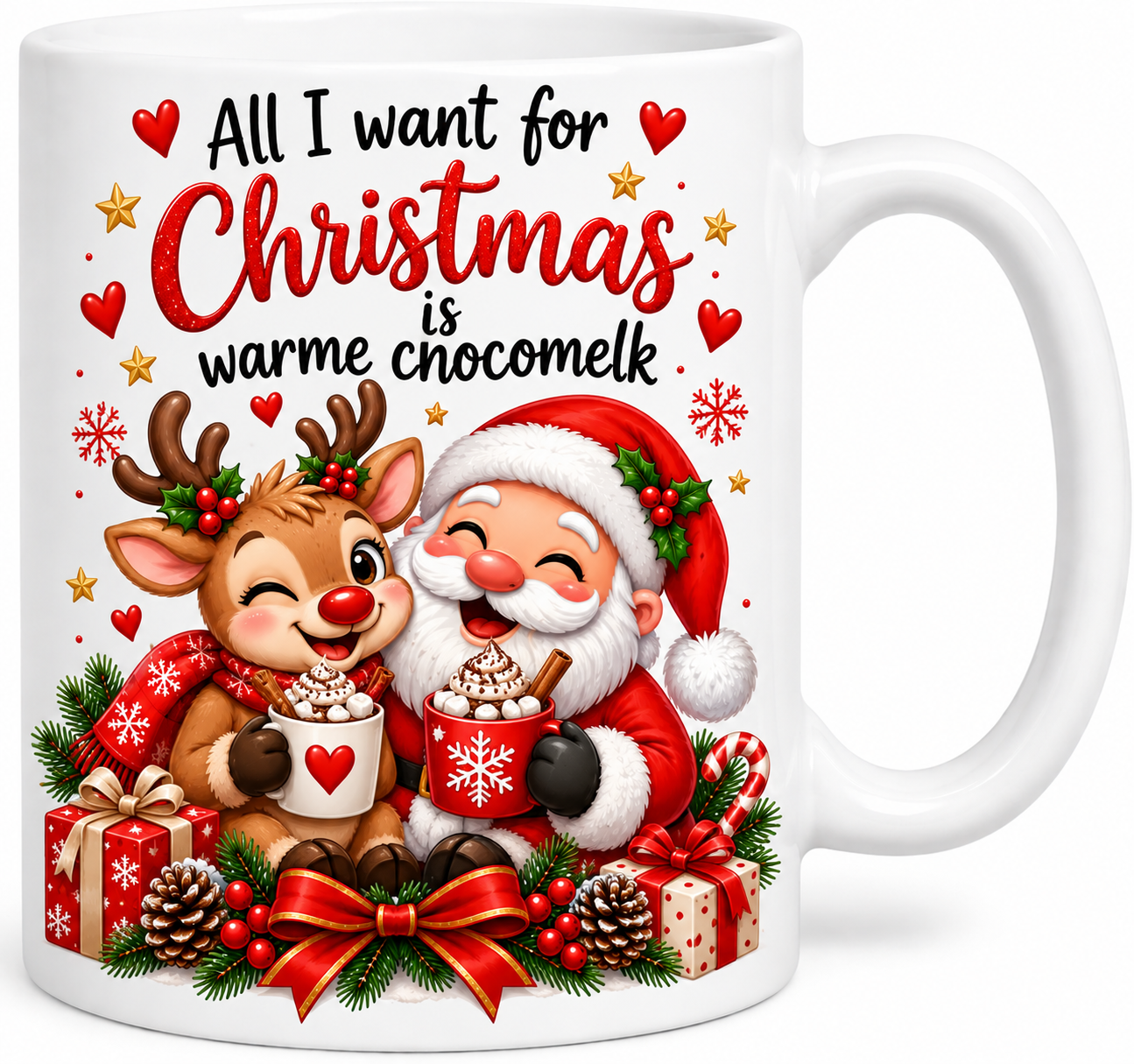 Kerstmok – Warme chocomelk | kerstcadeau