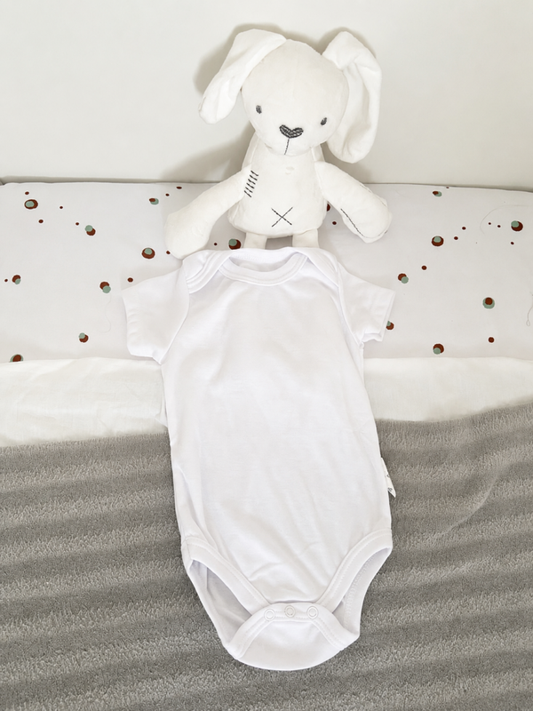 Gepersonaliseerde Knuffel & Babyromper Cadeauset