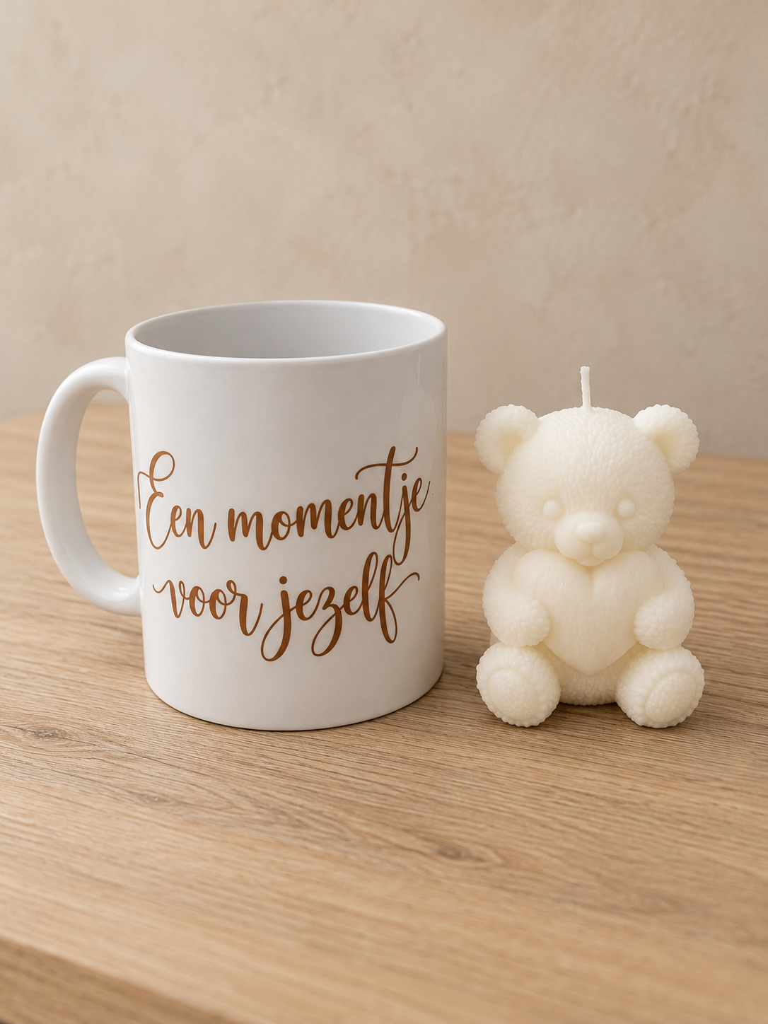 Cadeauset 'Een momentje voor jezelf' – mok met berenkaars