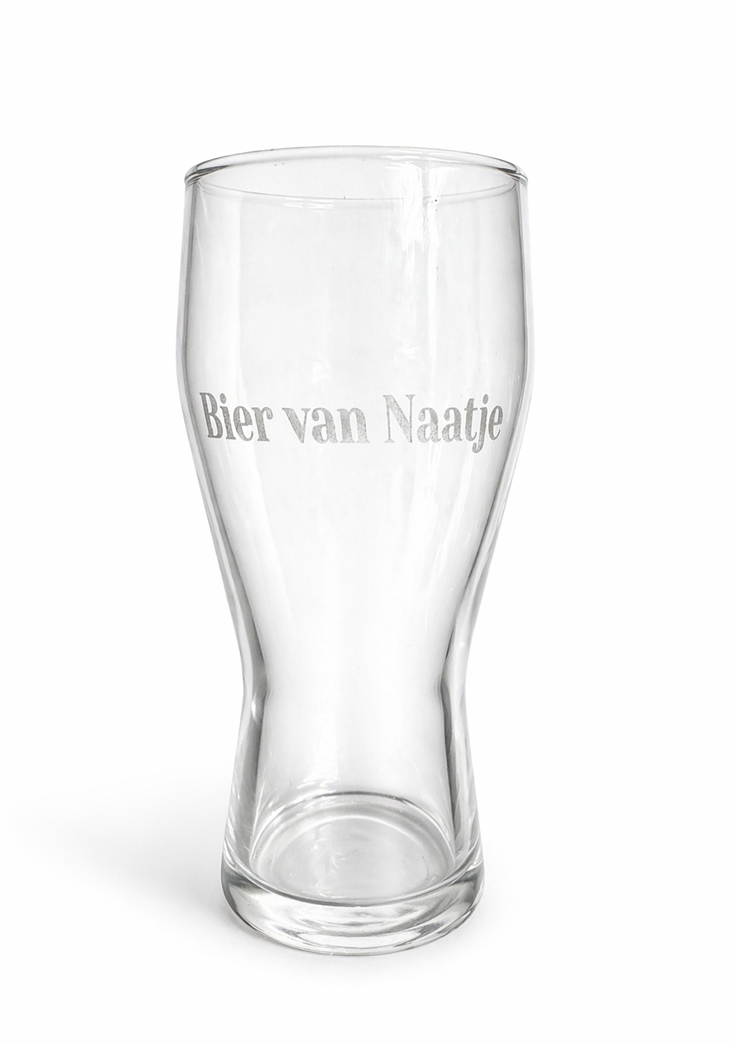Gegraveerde bierglas