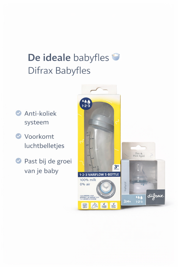 Difrax Babyfles – De ideale babyfles