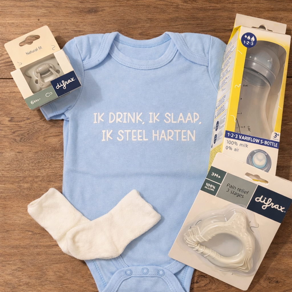 Baby Cadeauset – Ik Drink, Ik Slaap