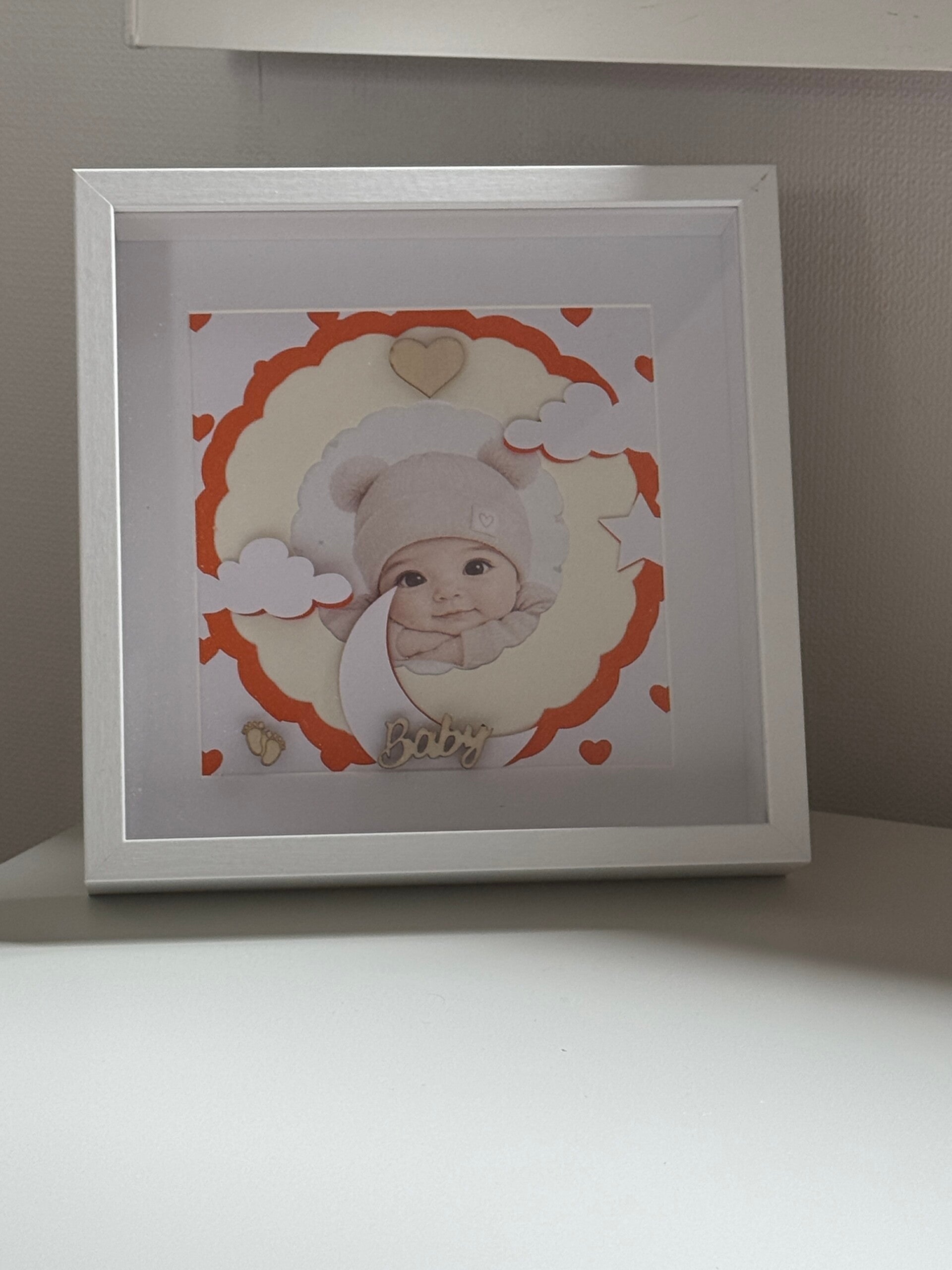 3D Baby Fotolijst / Shadowbox Baby