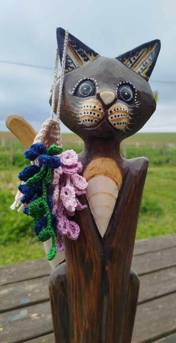 Plante suspendu multicolore ( coquille)