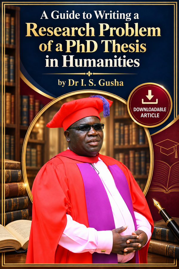 A Guide to Writing a Research Problem for a PhD Thesis in the Humanities.