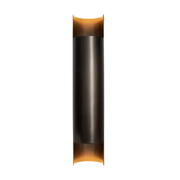 Wandlamp koker brons