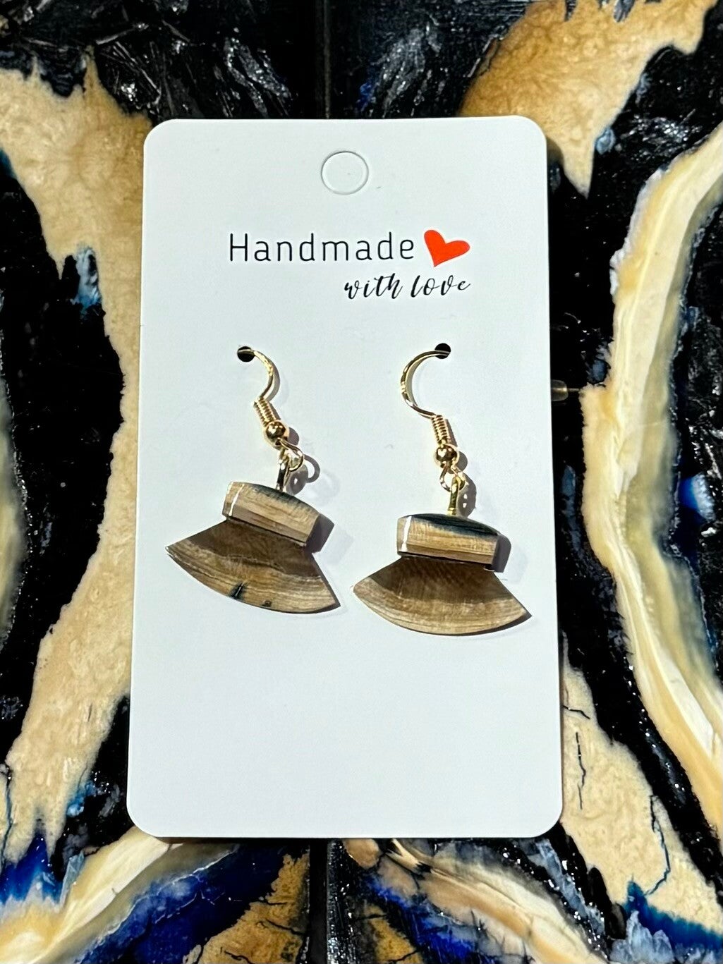Mammoth Molar Root Ulus Earrings