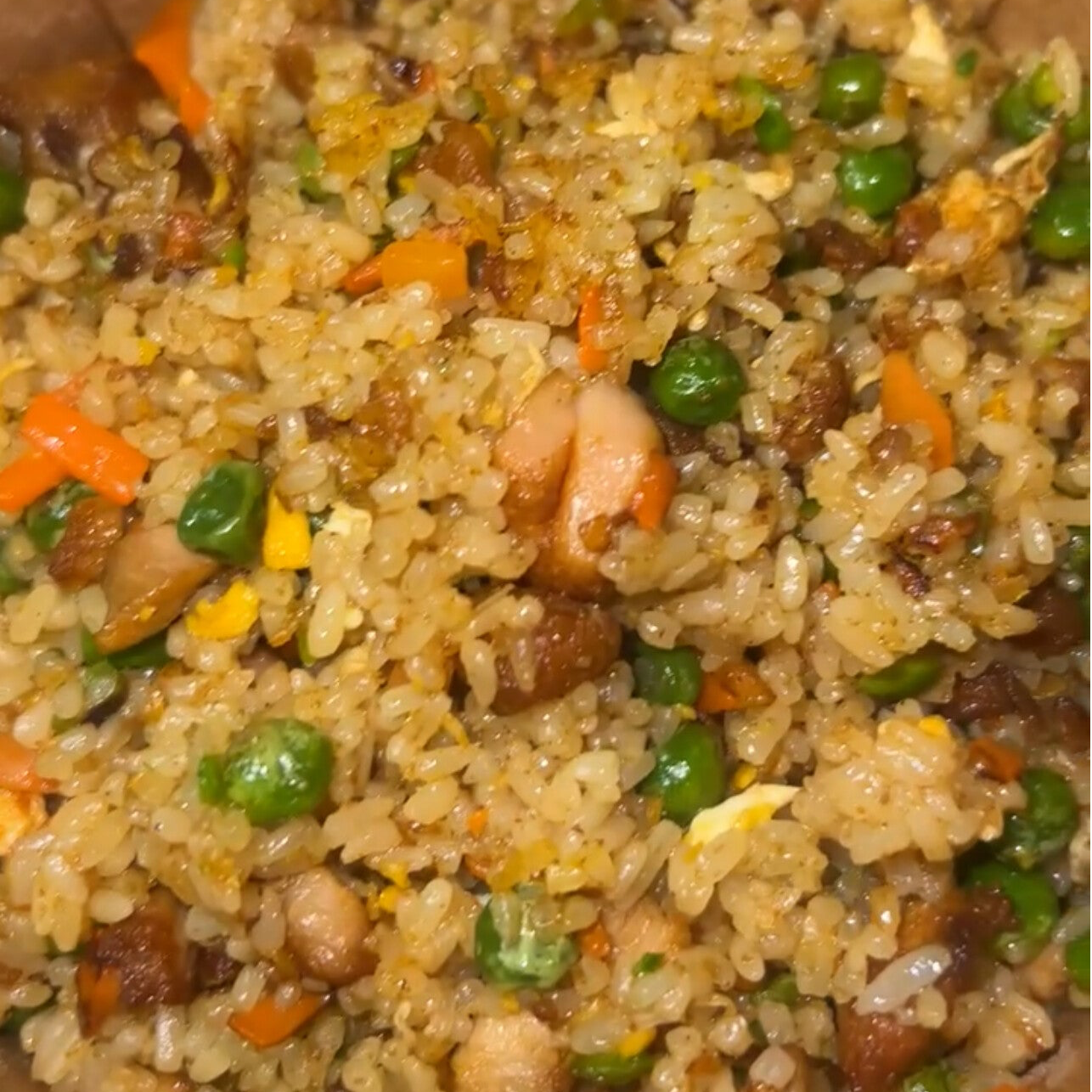 Menu B3. Riz cantonais au poulet halal