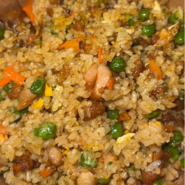 Menu B3. Riz cantonais au poulet halal