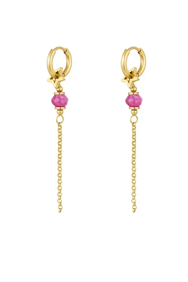 Oorbellen ♥︎ pink party