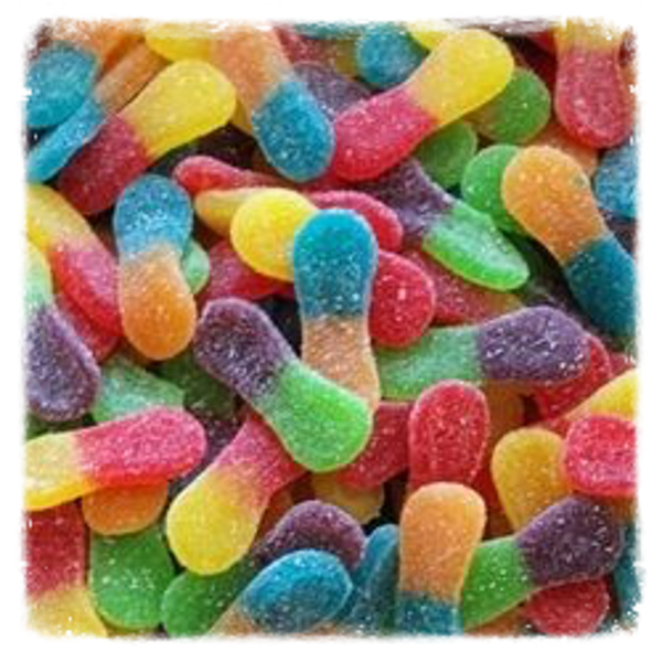 Langues Multicolores sucrées