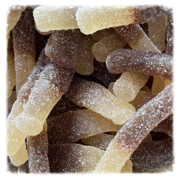 Bouteilles cola sucrées