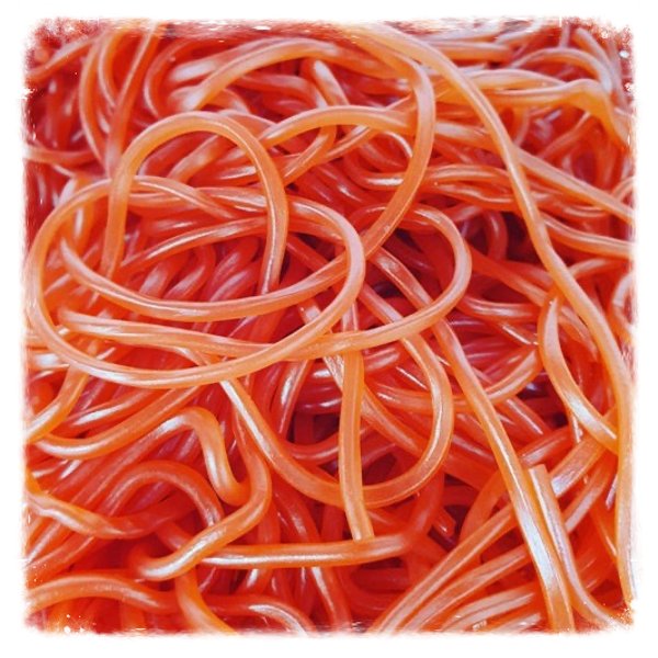 Lasso lisse fraise Lot de 10