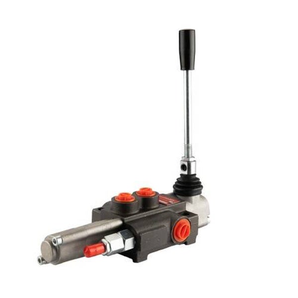 Distributeur hydraulique 1 section, double effet 40 l/min avec position flottante maintenue par crantage.
