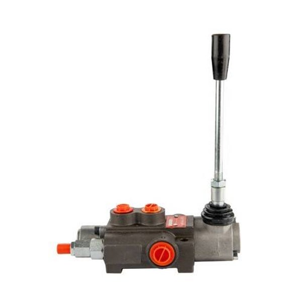 Distributeur hydraulique 1 section, double effet 40 l/min avec crantage dans les 2 sens.