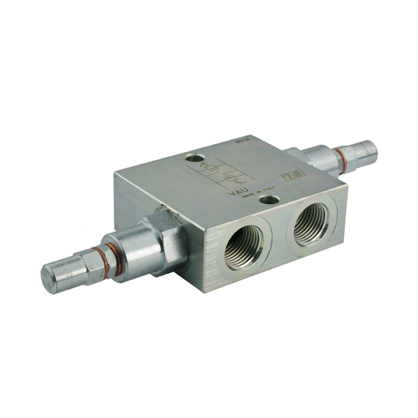 Valve hydraulique croisée réglable VAU 50-250bar