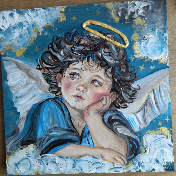 Cherubin w chmurach