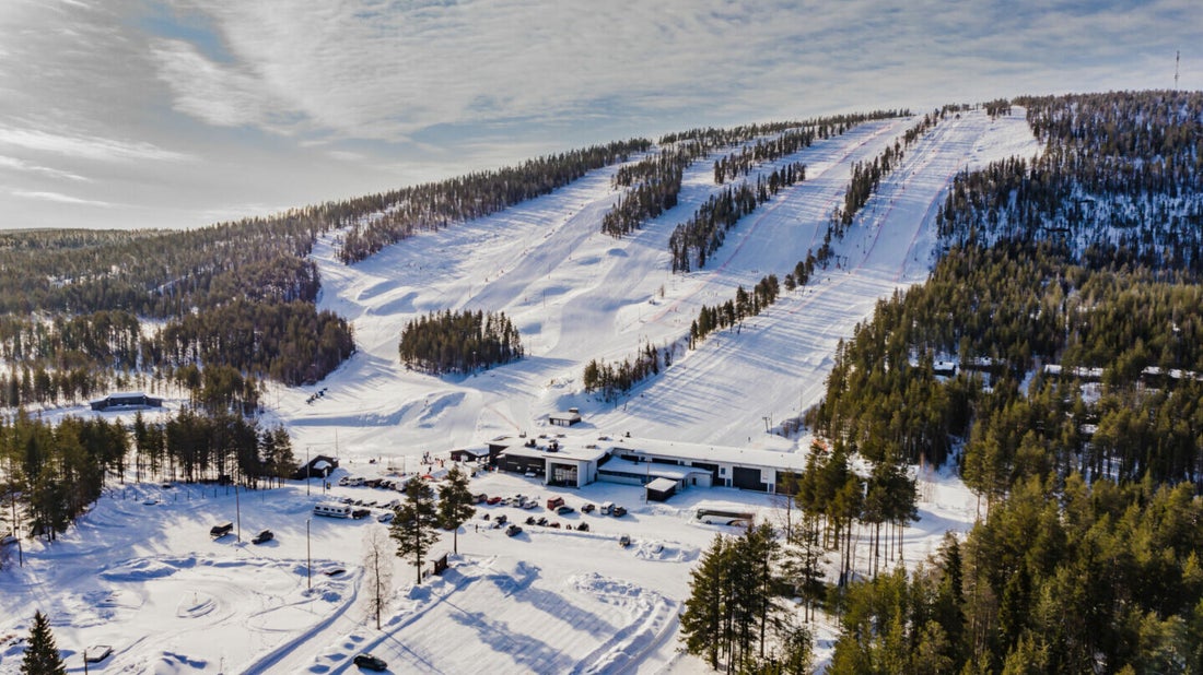 A winter view of the Suomu ski area