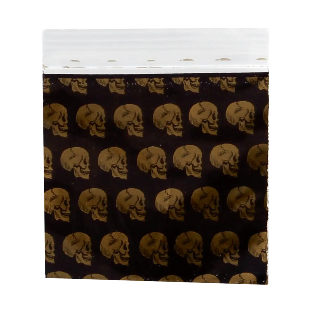 Schnellverschlußbeutel "Skull" 50x50mm 100Stk