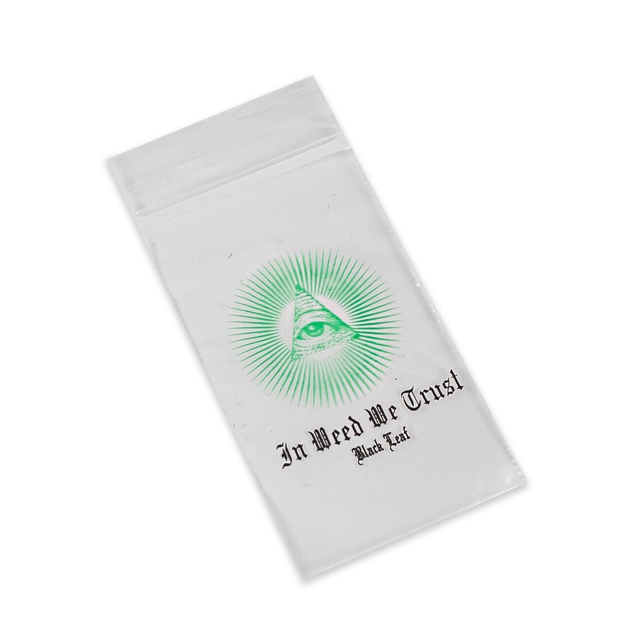 Schnellverschlußbeutel "In Weed We Trust" 40x60mm 100Stk