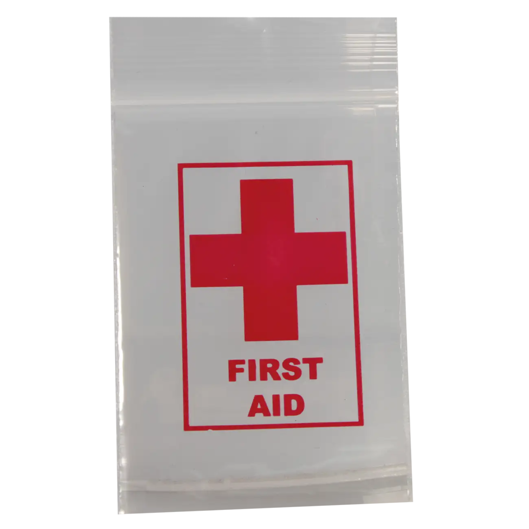 Schnellverschlußbeutel "First Aid" 40x60mm 100Stk