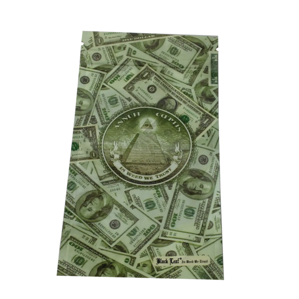Schnellverschlussbeutel "DOLLAR" 192x102mm 50Stk
