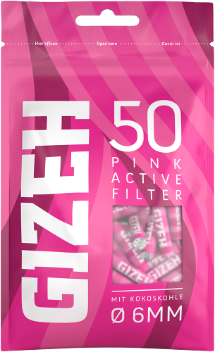 Gizeh Pink Active Filter 6mm