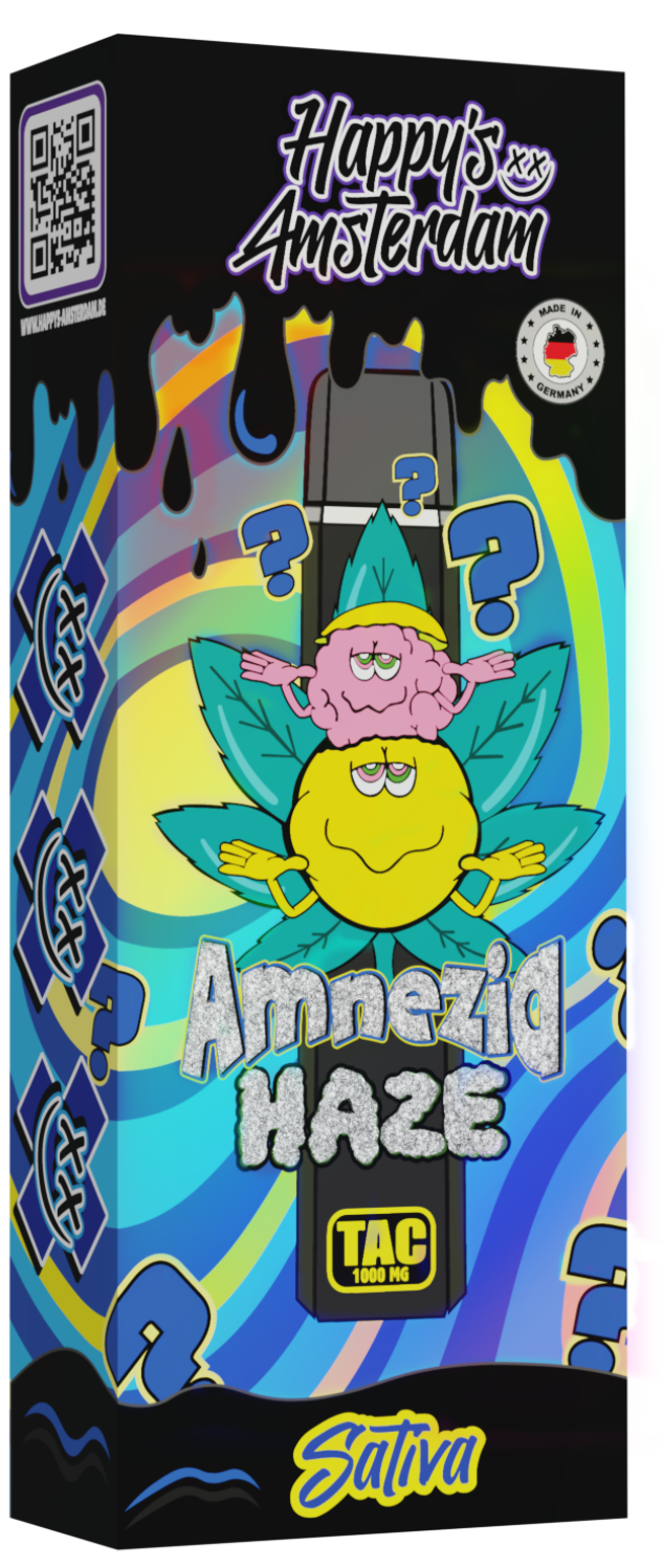 Happy's Amsterdam "Amnezia Haze" 1000mg TAC