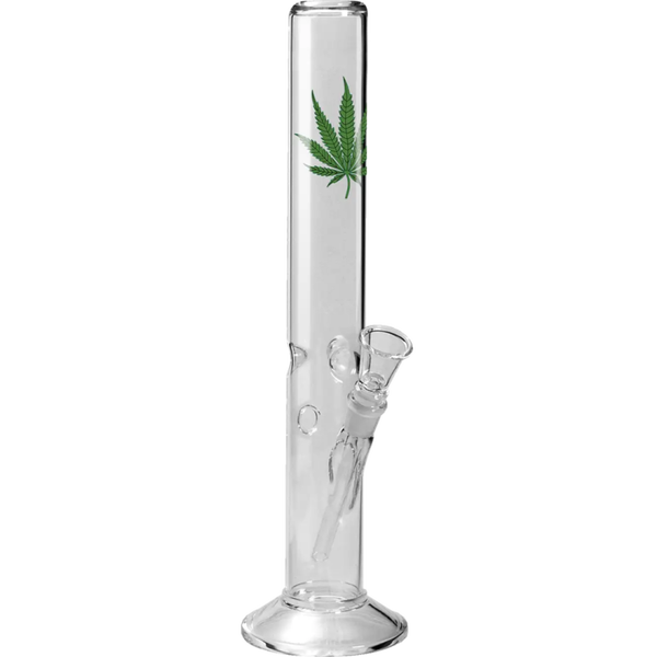 Glasbong Ice Hanfblatt