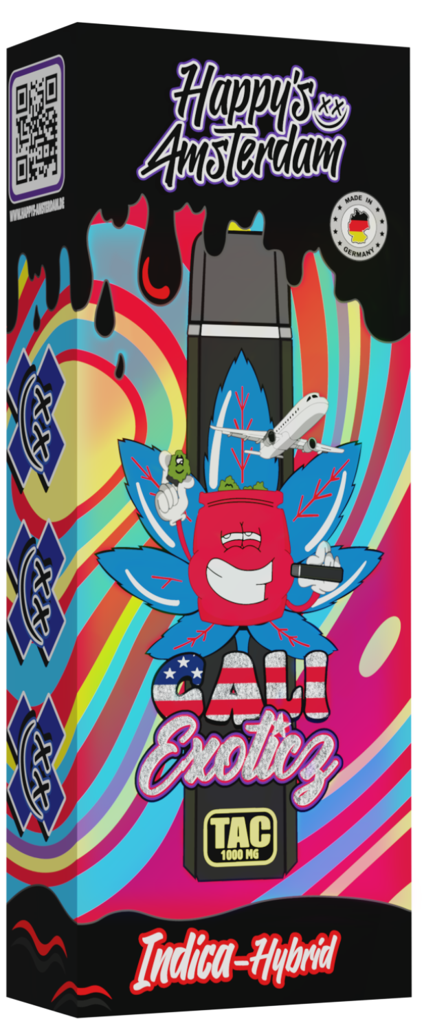 Happy's Amsterdam "Cali Exotics" 1000mg TAC