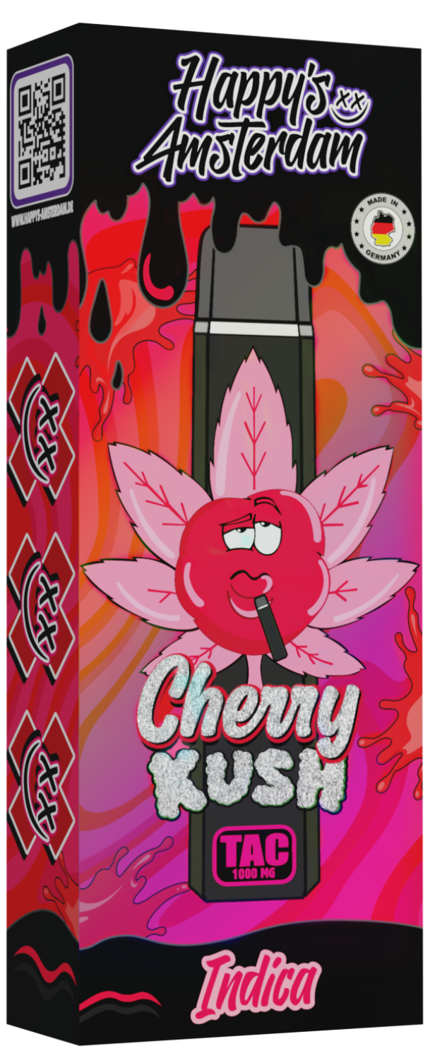 Happy's Amsterdam "Cherry Kush" 1000mg TAC