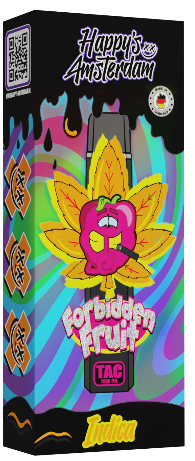 Happy's Amsterdam "Forbidden Fruit" 1000mg TAC