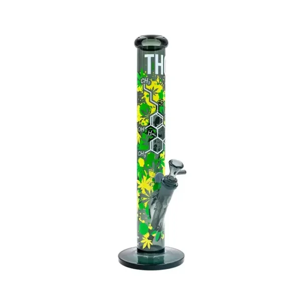 Fire Flow X Black Leaf Bong THC Molecule