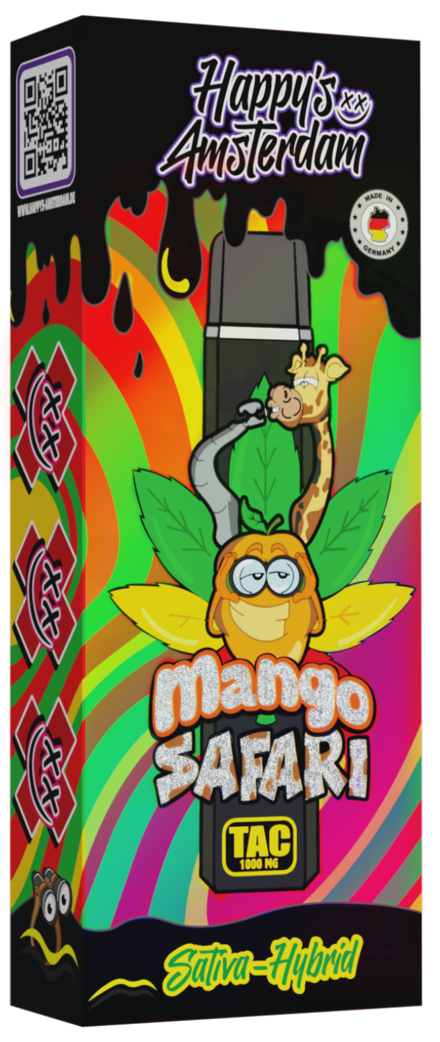 Happy's Amsterdam "Mango Safari" 1000mg TAC