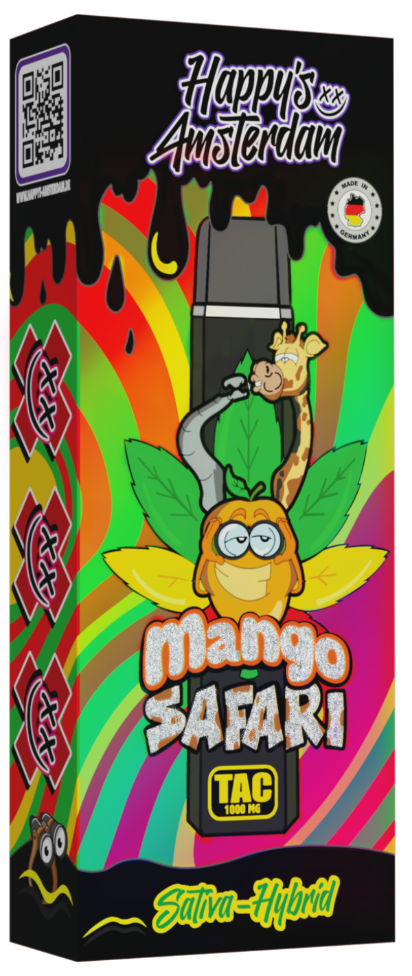 Happy's Amsterdam "Mango Safari" 1000mg TAC