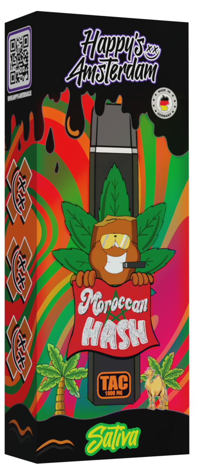 Happy's Amsterdam "Moroccan Hash" 1000mg TAC