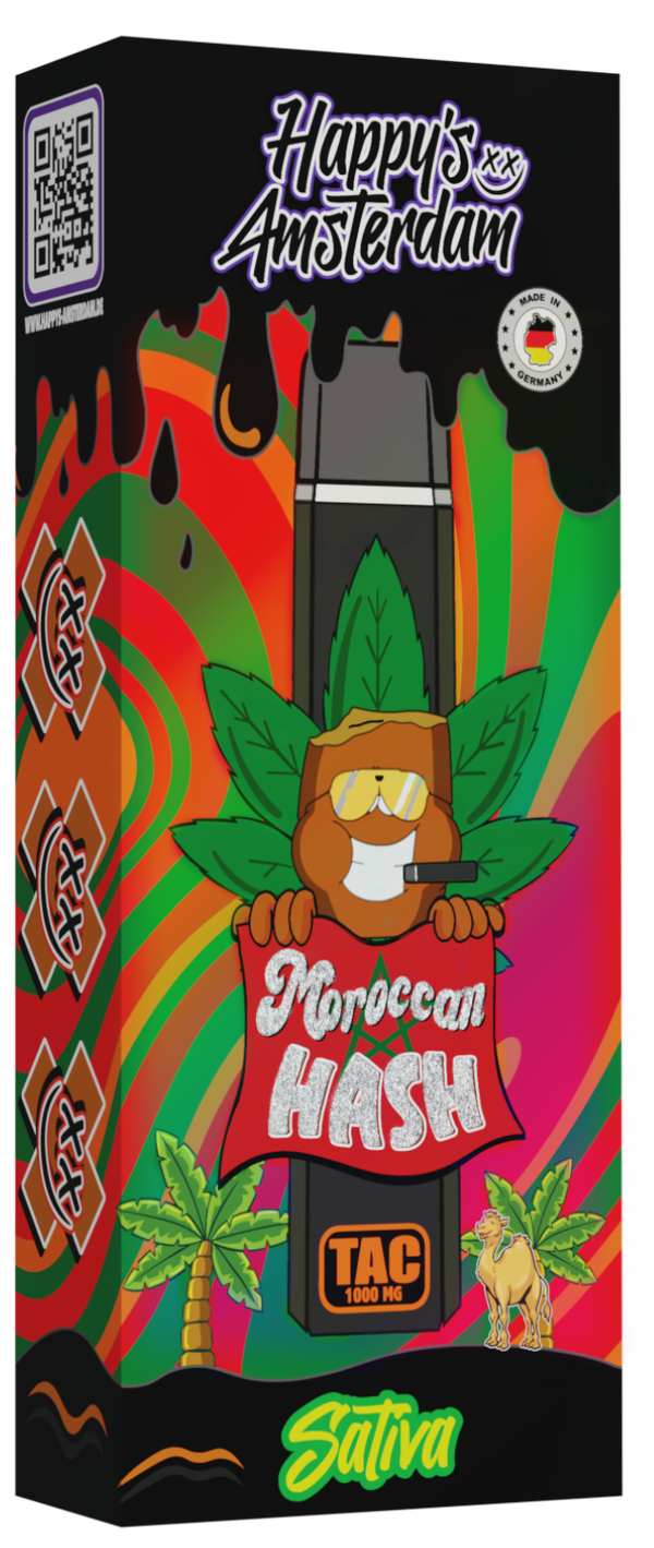 Happy's Amsterdam "Moroccan Hash" 1000mg TAC