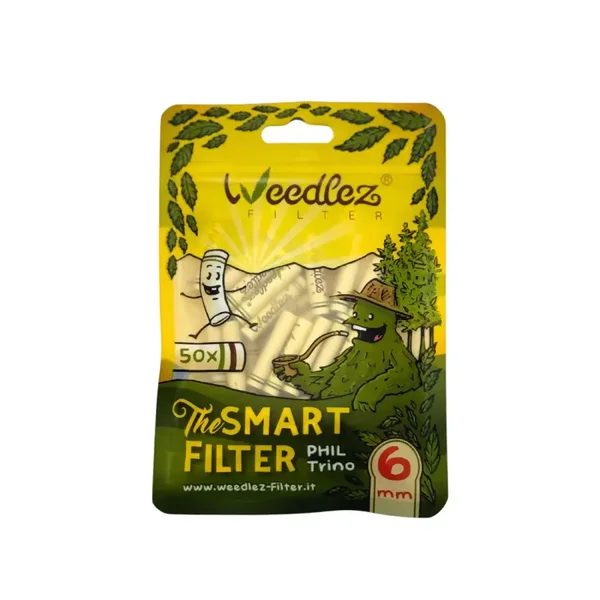 Weedlez Smart Filter 50pz 6mm "Phil Trino"