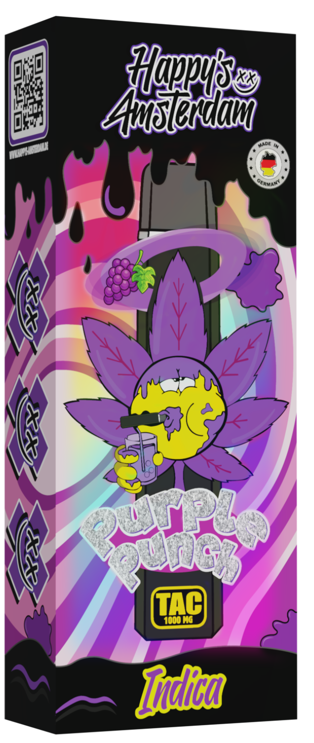 Happy's Amsterdam "Purple Punch" 1000mg TAC