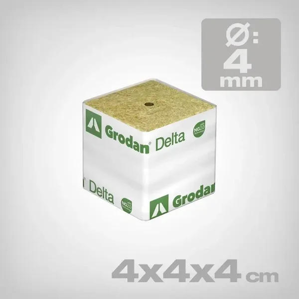 Grodan Steinwollblock 4x4cm 1Stk