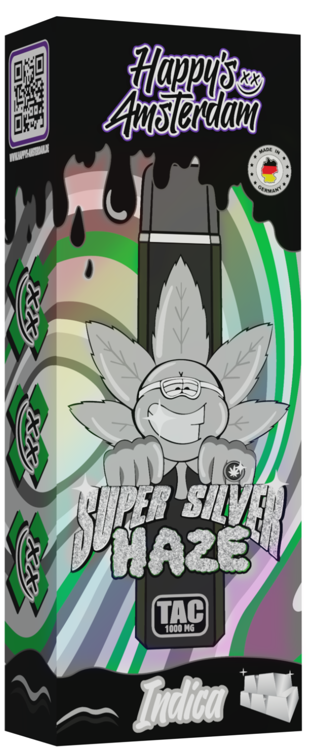 Happy's Amsterdam "Super Silver Haze" 1000mg TAC