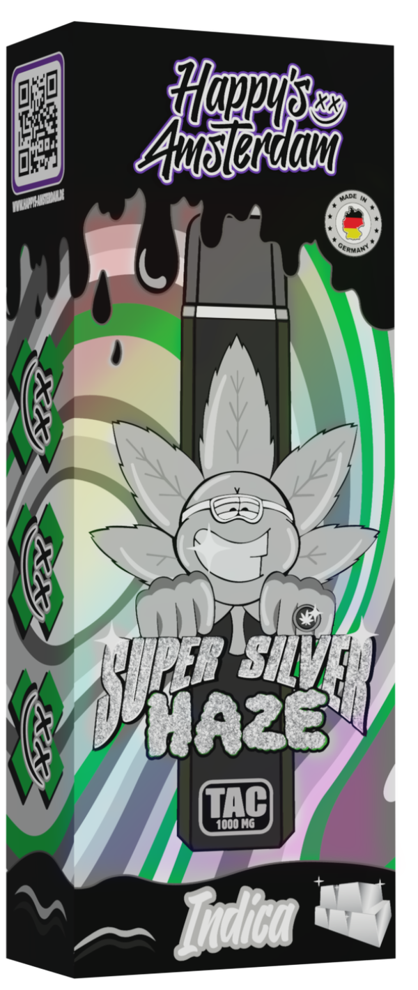 Happy's Amsterdam "Super Silver Haze" 1000mg TAC
