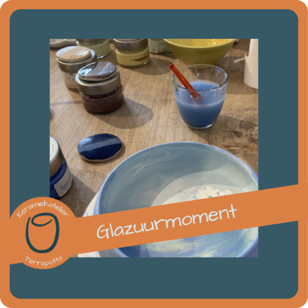 Glazuurmoment voor mijn cursisten woensdagavond 23 juni 2027