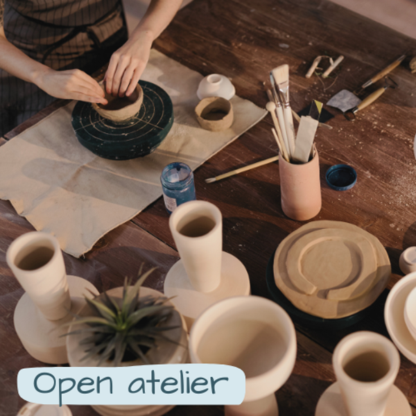 5 Sessies Open atelier