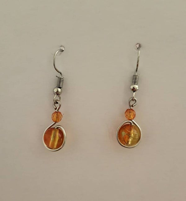 Argent et orange