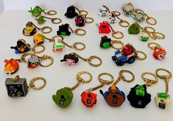 Porte-clefs figurines Star Wars avec code   ( homemade ).