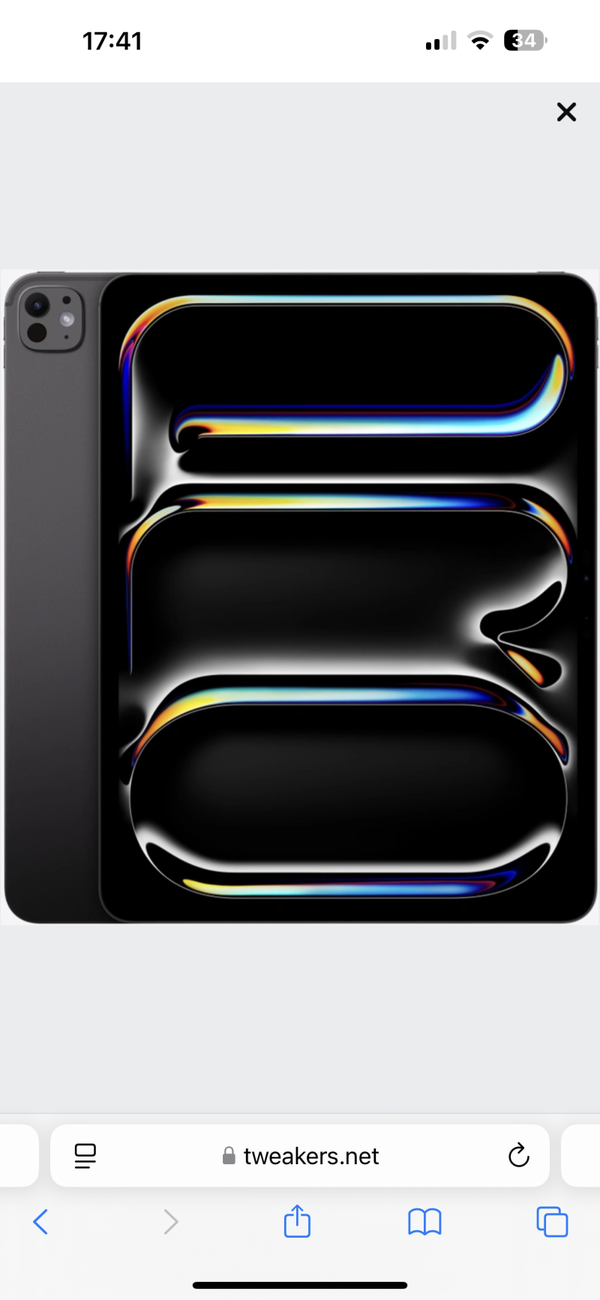 Apple iPad Pro (2024) 13", Wi-Fi, 1TB Zwart + Magic Keyboard twv €399,-