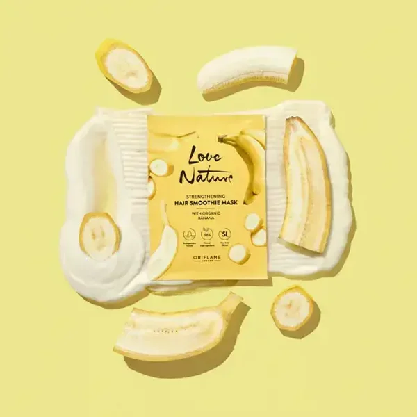Strengthening Hair Smoothie Mask with Organic Banana